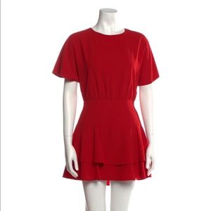 Alice and Olivia mini red dress, size 2